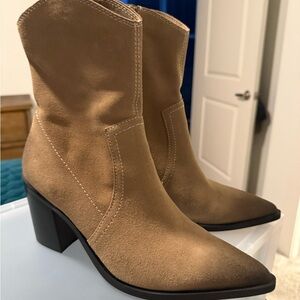 BP Tan Heeled Boots